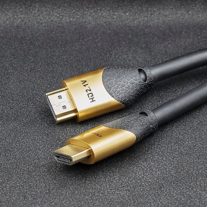 Kabllo HDMI Qoltec 50357, 5 m, HDMI 2.1 Ultra High Speed, e zezë