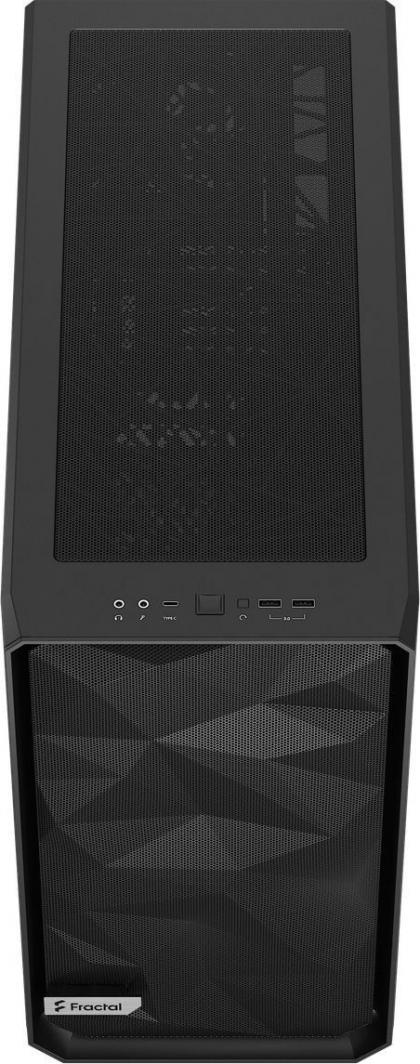 Kasë Fractal Design Meshify 2 Solid, e zezë, Midi Tower