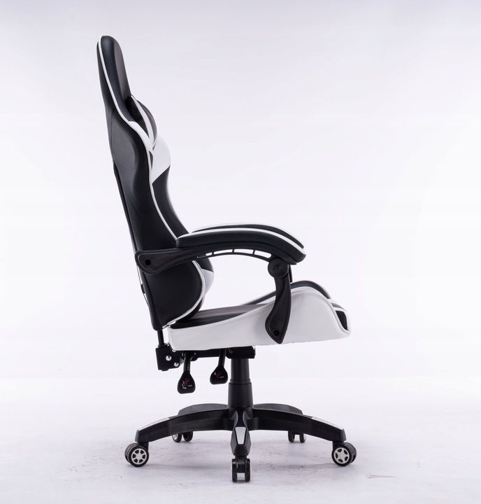 Karrige gaming REMUS White Swivel, ergonomike, deri 100kg, e bardhë