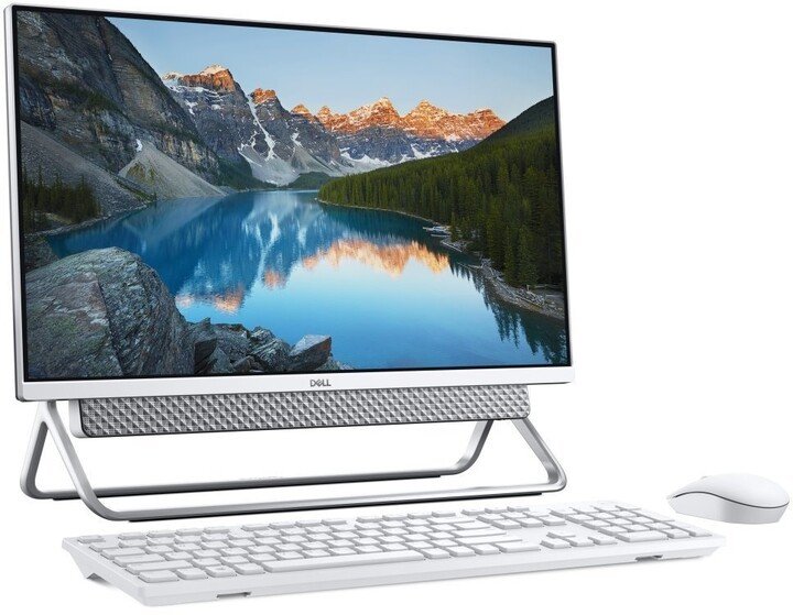 Компјутер Dell Inspiron 24 (5400) 23,8 ", Intel Core i5, 8 GB RAM, 512 GB SSD, NVIDIA GeForce MX330, сребрен