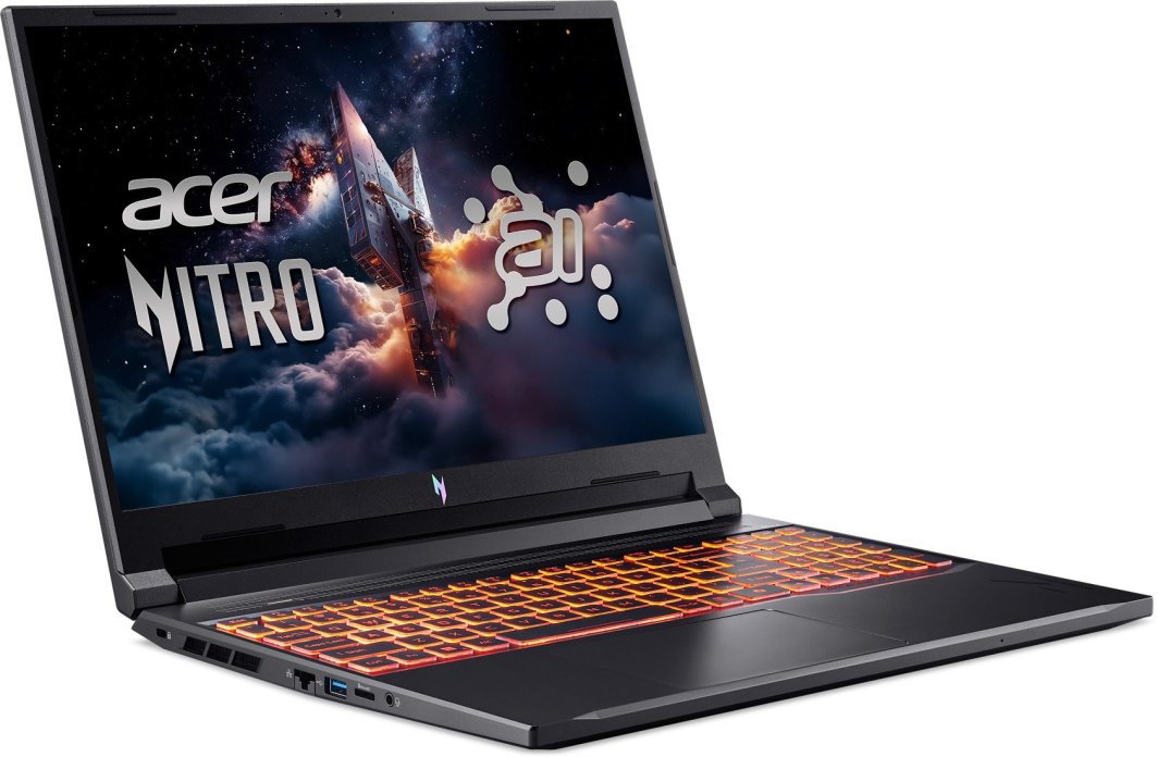 Laptop Acer Nitro V 16, 16", AMD Ryzen 7 260, 16GB DDR5, 1TB SSD, NVIDIA GeForce RTX 5070 8GB GDDR7, i zi