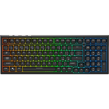 Тастатура Rapture FOXTROT ULTIMATE, Gateron Silent Red, чешки/словачки распоред, црна