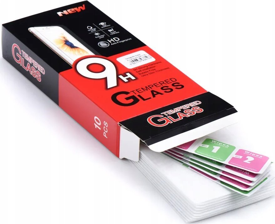 Xham mbrojtës Tempered Glass 10x për Xiaomi Redmi 13C, set 10 në 1, transparent