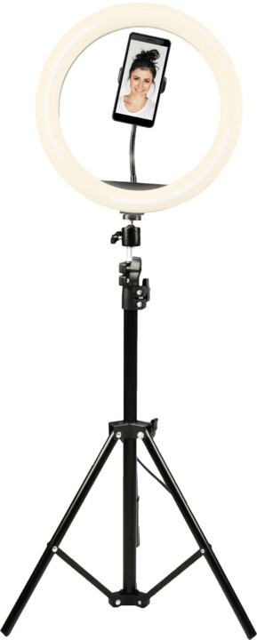 Shfaq detaje për Dritë rrethore Denver RLT-1201, 12", tripod 210cm Dritë rrethore Denver RLT-1201, 12", tripod 210cm