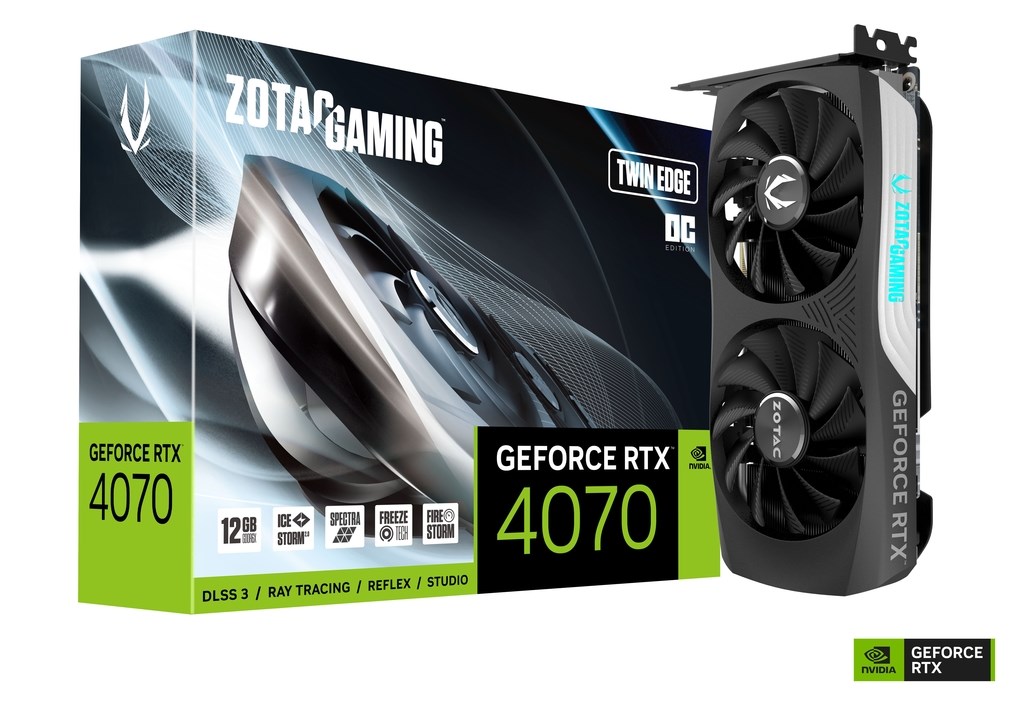 Kartelë grafike ZOTAC GAMING GeForce RTX 4070 Twin Edge OC DLSS 3
