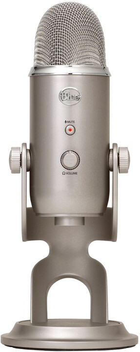 Mikrofon multifunksional Blue Microphones Yeti, platin 