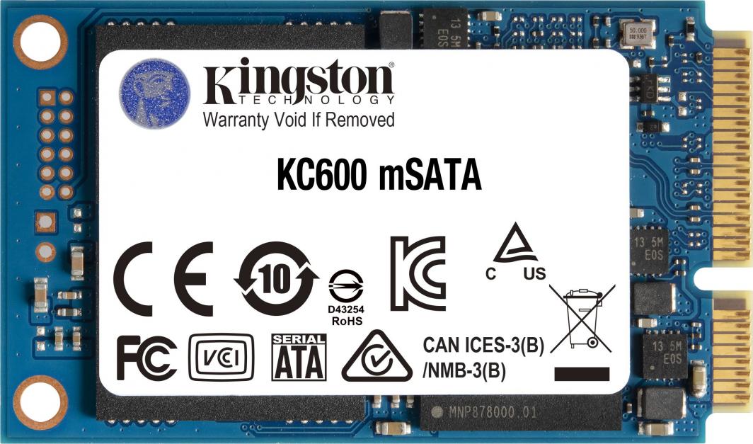 Disk SSD Kingston KC600, 1TB, mSATA SATA III