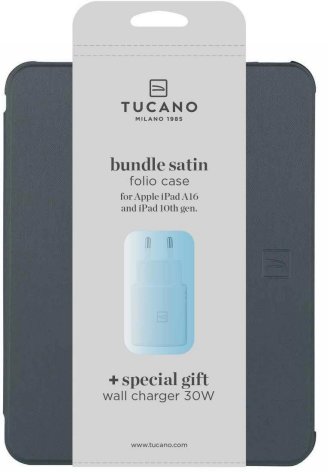 Сет навлака за таблет со полнач Tucano FACILE PLUS, 30W, 10\", црна