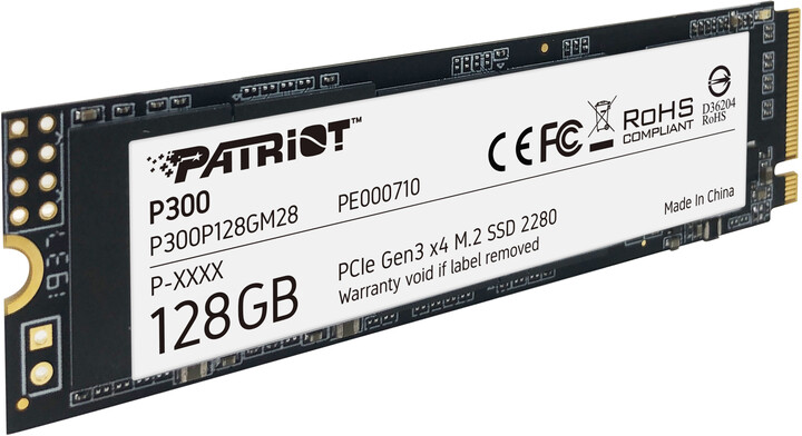 [OUTLET] Disk SSD Patriot P300, M.2, 128GB