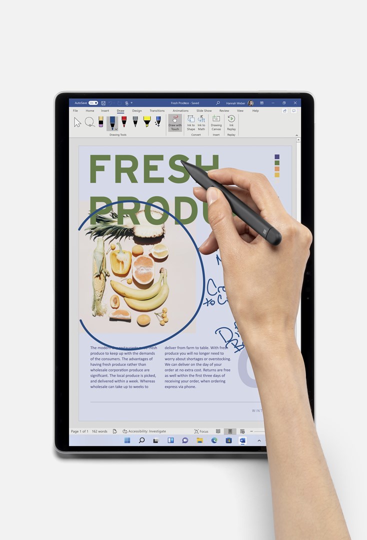 Tablet Microsoft Surface Pro 8, 13", Intel Core i7-1185G7, 16GB RAM, 512GB SSD, i argjendtë