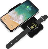 Karikues pa tela Swissten 2in1, USB C, për smartphone dhe Apple Watch, i zi
