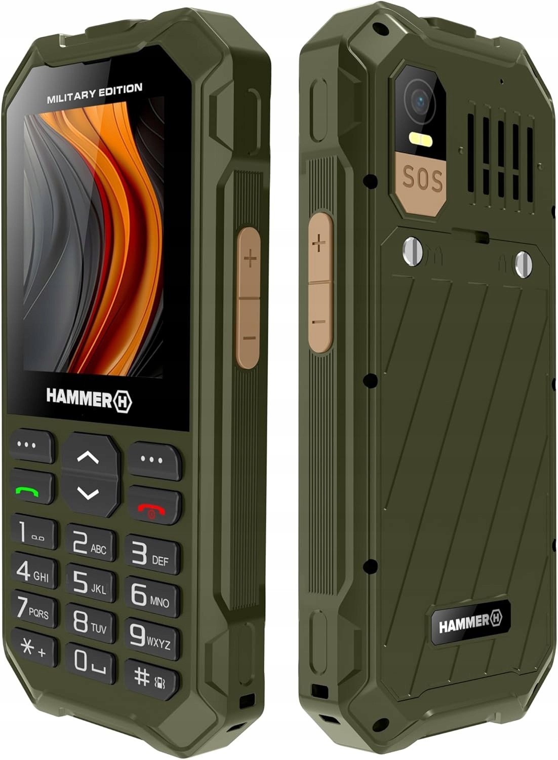 Telefoni Hammer 6 LTE Military Edition, rezistent, i gjelbër