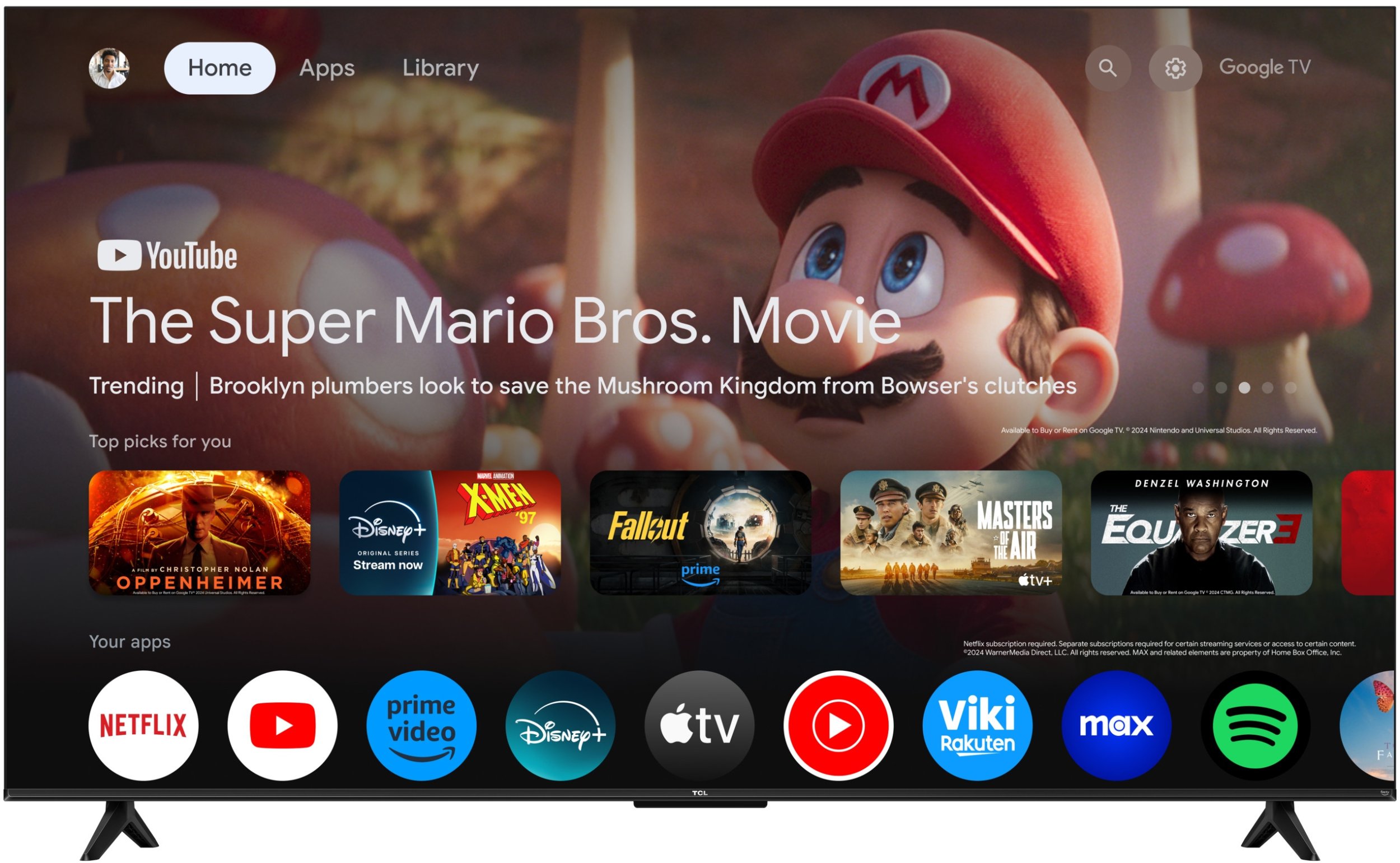 Televizor QLED TCL 65T69C, 65", Smart TV, i zi