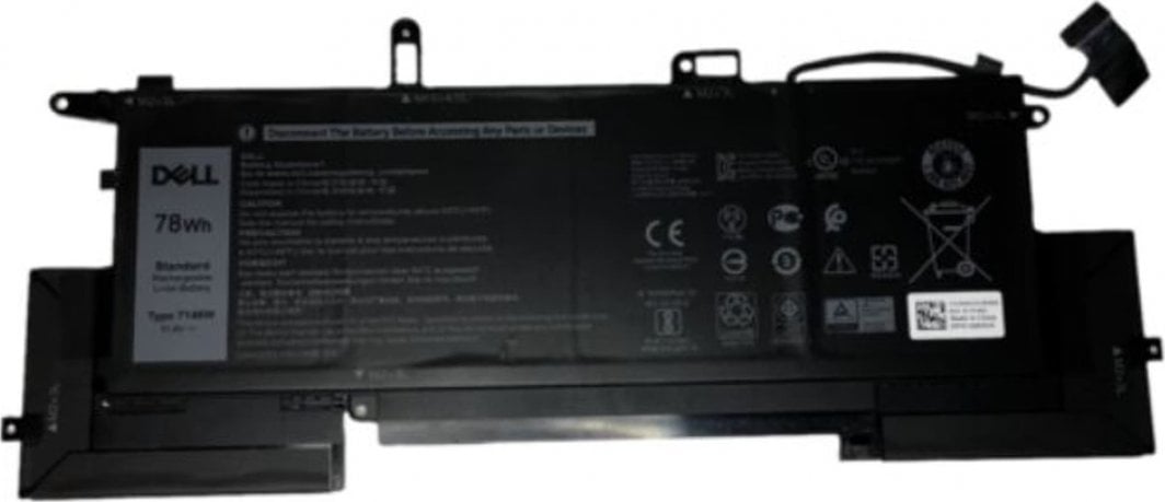 Bateri Dell, 6 qeliza, Lithium Ion, e zezë