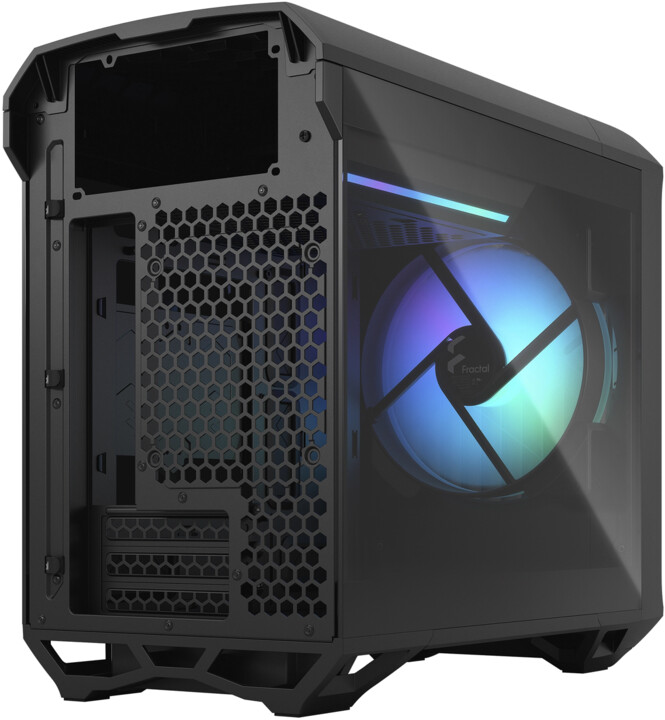 Kasë kompjuteri Fractal Design Torrent Nano ARGB Black TG Light Tin