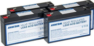 Set bateri plumbi Avacom RBC34, 6V, 7000mAh, 4 copë