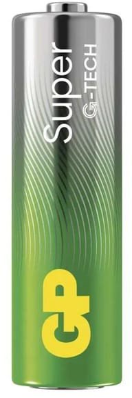 Bateri alkaline GP Super AA LR6, 1.5V, paketim 20 copë