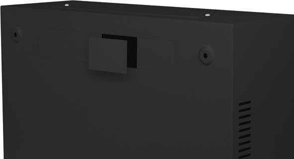 Kabinet montues në mur Lanberg WAF1 19", 4U+3U, profil i ulët, i zi