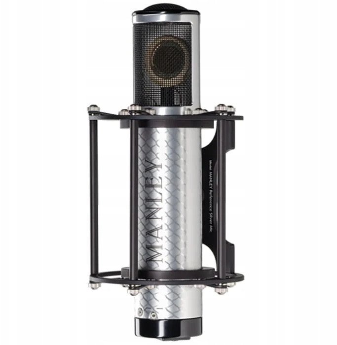 Mikrofon Manley Labs Reference Silver, lampash, studio profesional, argjendtë