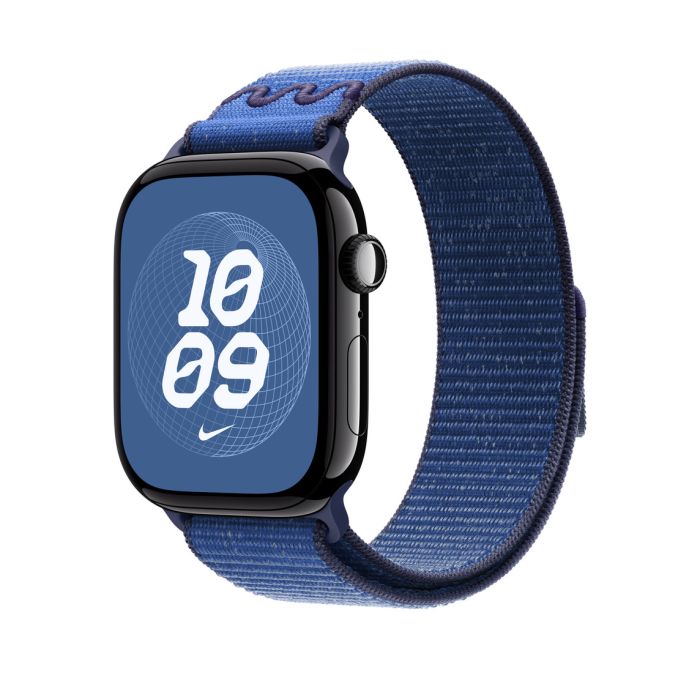 Apple Watch 46mm Loop, Blue Ribbon Nike Sport Loop