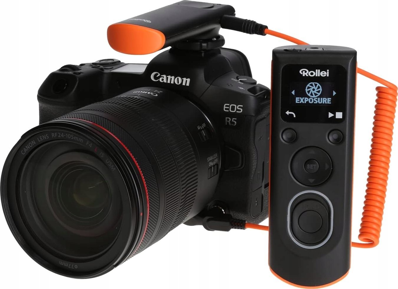 Безжичен далечински управувач Rollei за фотографирање, за Sony DSLR камери, 2.4 GHz, OLED екран