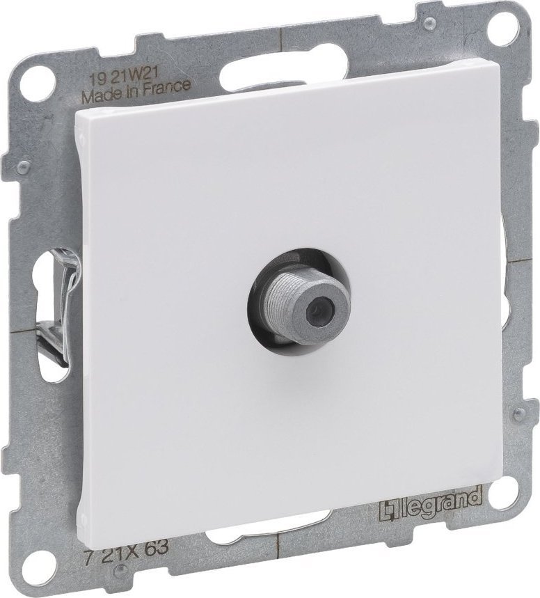 Prizë TV Legrand SUNO 721163, lloj F, 1.5 dB, e bardhë