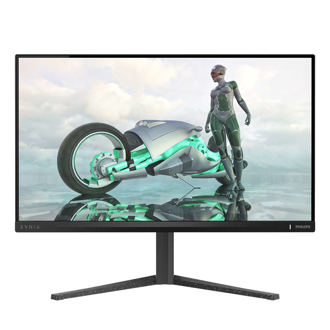 Monitor Philips Evnia 25M2N3200W/00, 24.5", 1920 x 1080, Full HD, 240 Hz, i hirtë
