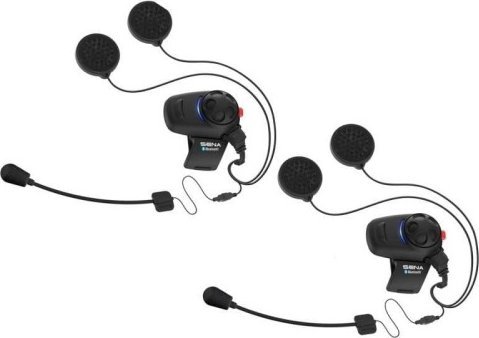 Sistem komunikimi për helmetë Sena SMH5 Twin Pack, Bluetooth, interkom deri 400m, i zi