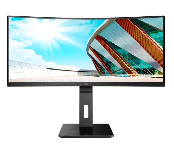 Monitor AOC CU34P2A - LED, 34", UW-QHD, i zi
