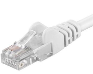Kabllo Premiumcord Patchcable UTP, RJ45-RJ45, level CAT6, 5m, e bardhë