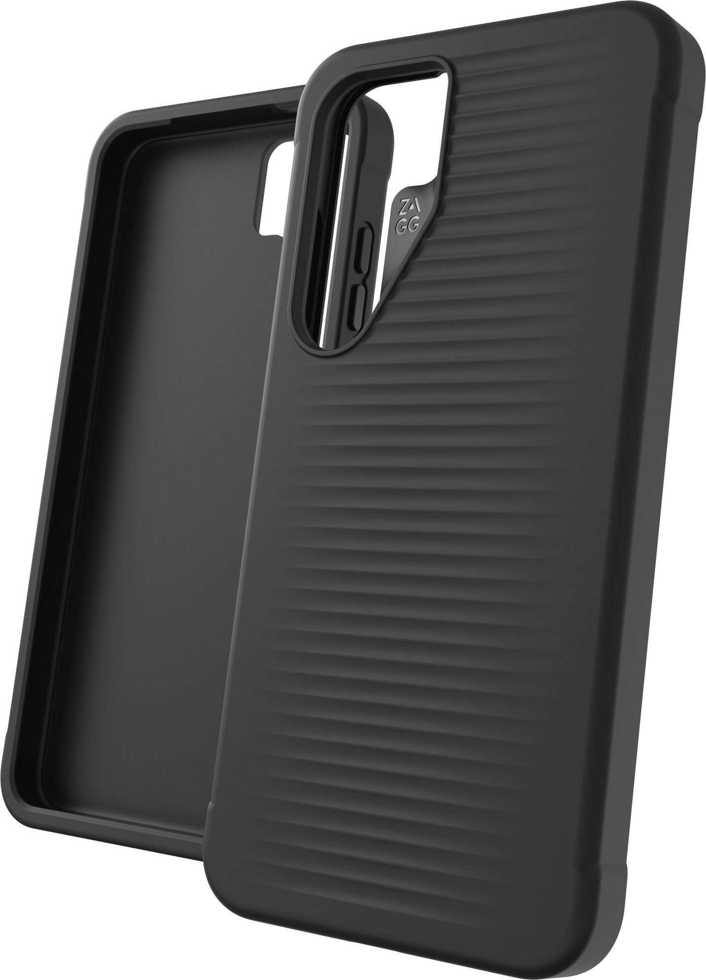 Mbështjellës telefoni ZAGG Luxe për Galaxy S24, rezistent ndaj goditjeve, i zi