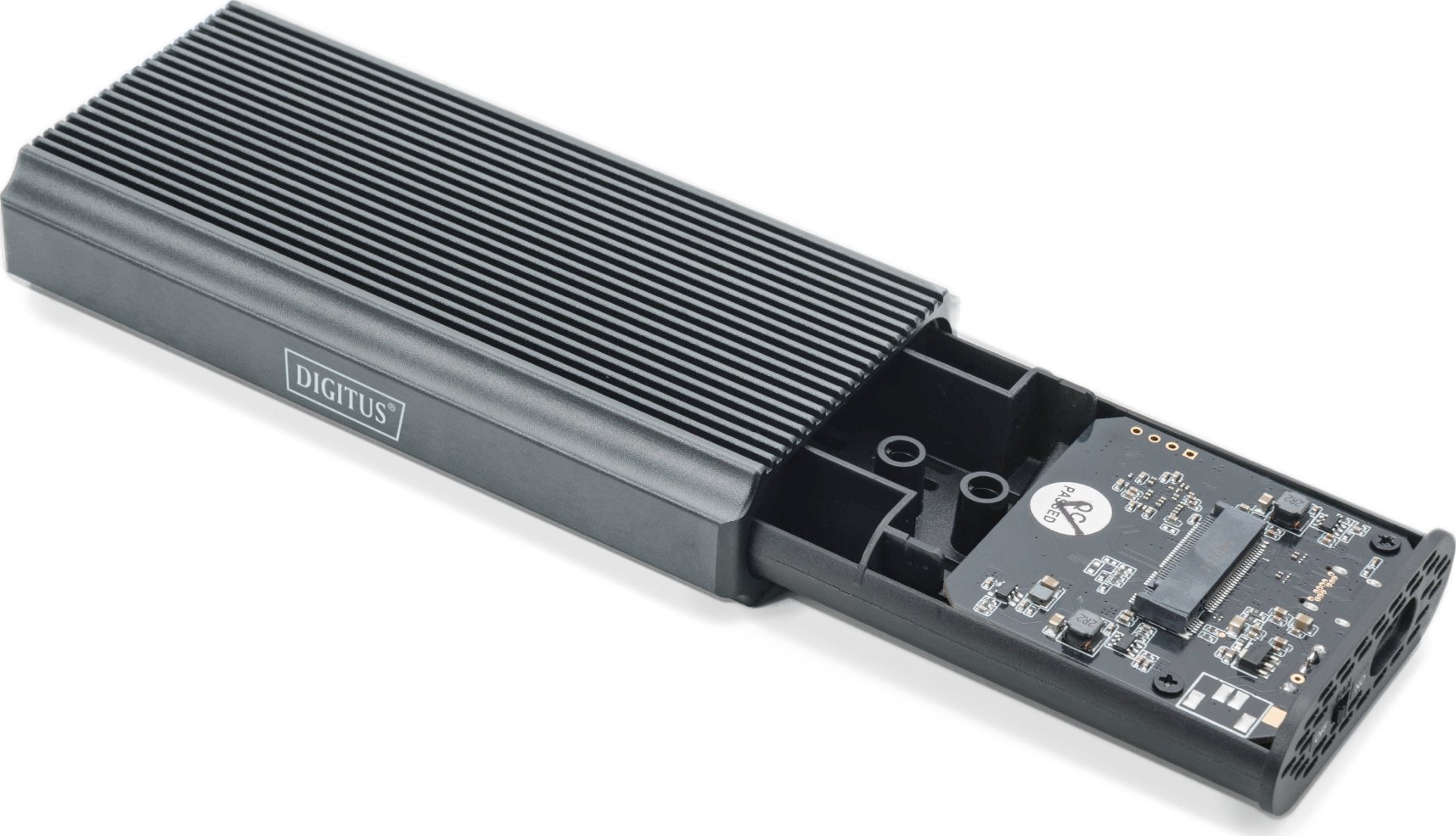 Надворешно куќиште за SSD M.2 Digitus, NVMe, USB 4.0 40 Gbps, алуминиум