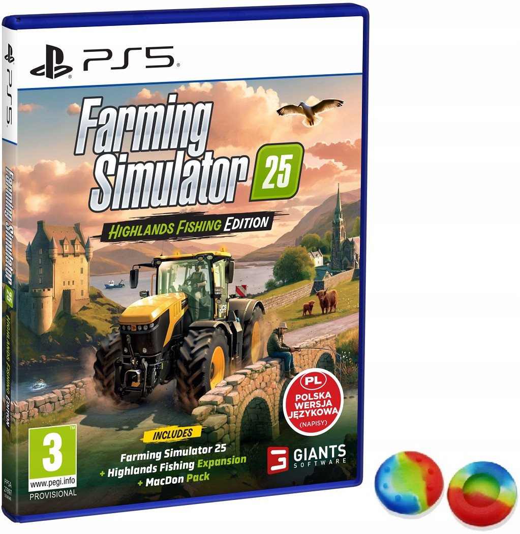 Lojë PS5 Farming Simulator 25 Highlands Fishing Edition, Blu Ray disc