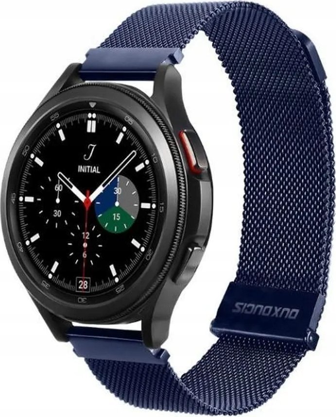 Rrip ore DUX DUCIS Milanese për Samsung Galaxy Watch, 20mm, blu