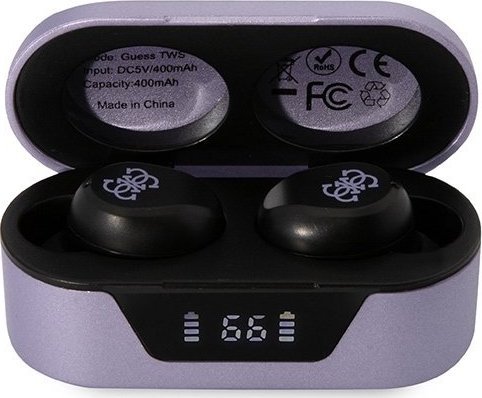 Kufje Bluetooth Guess GUTWST31EU TWS, stacion karikimi, vjollcë