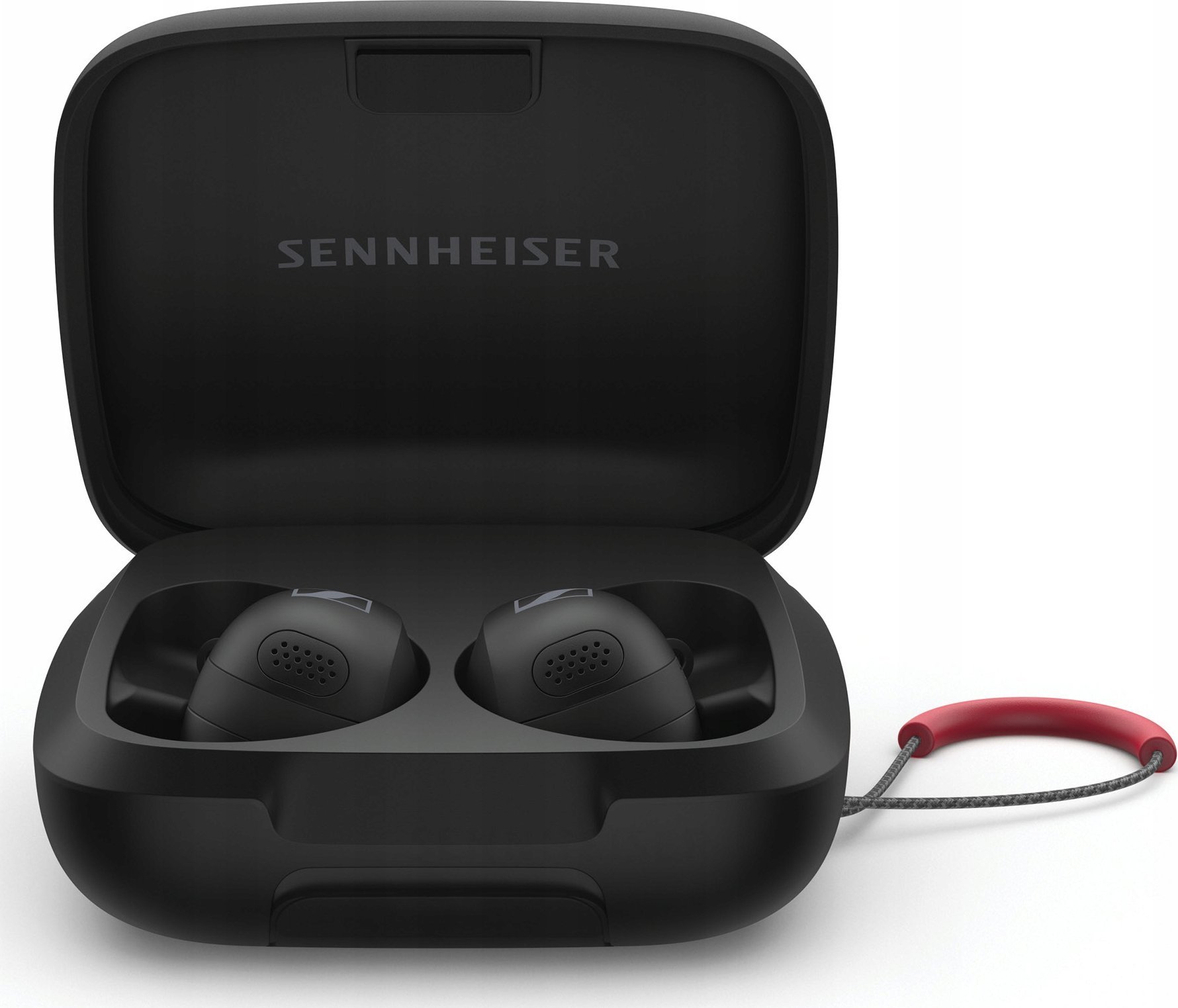 Kufje wireless Sennheiser Momentum Sport, Bluetooth, anulim zhurme, të zeza
