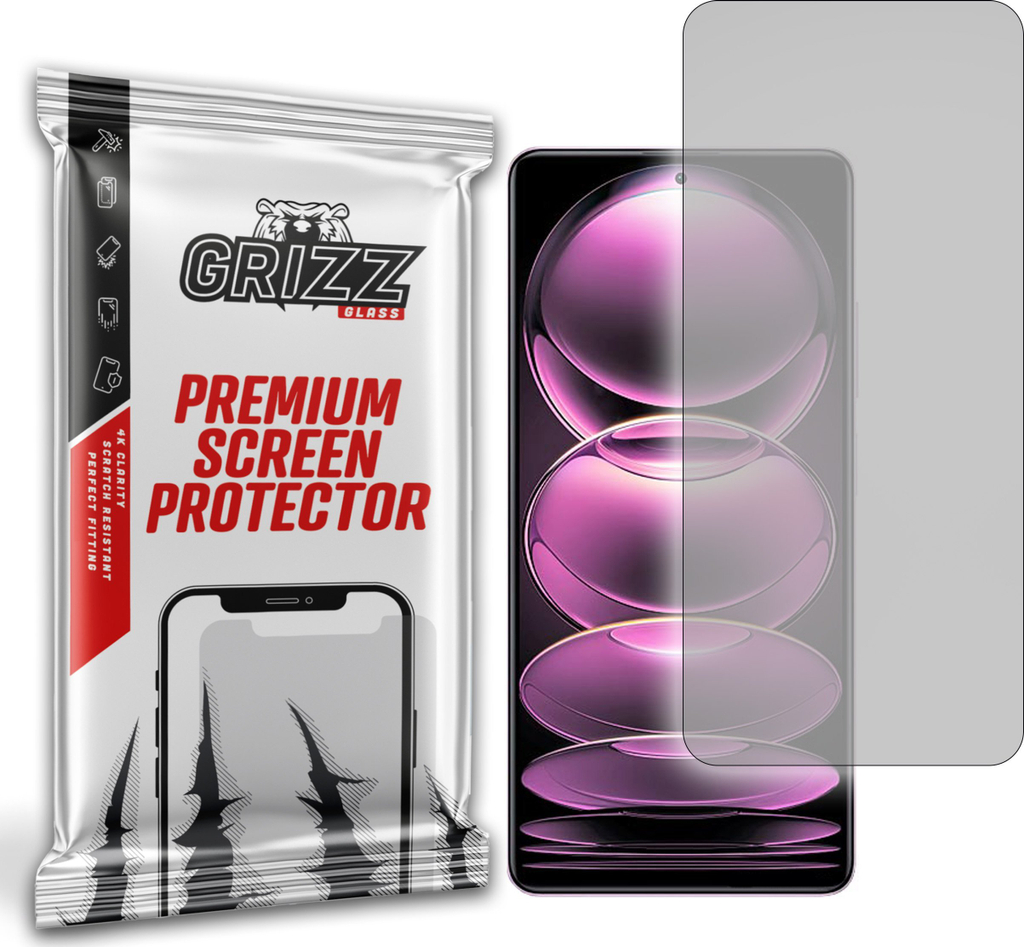 Mbrojtëse ekrani GrizzGlass PaperScreen për Xiaomi Redmi Note 12 Pro, film mat, fleksibël, transparente