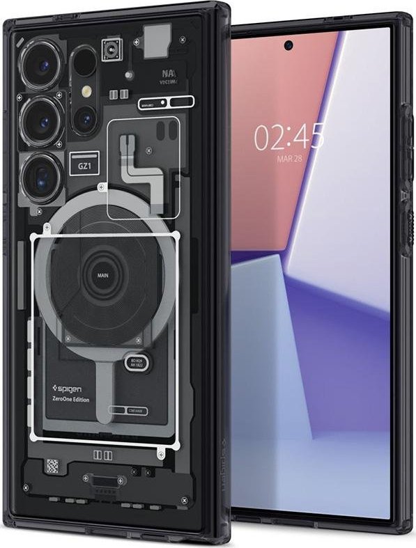 Mbrojtëse telefoni Spigen Ultra Hybrid OneTap MagSafe, për Samsung Galaxy S24 Ultra, transparente