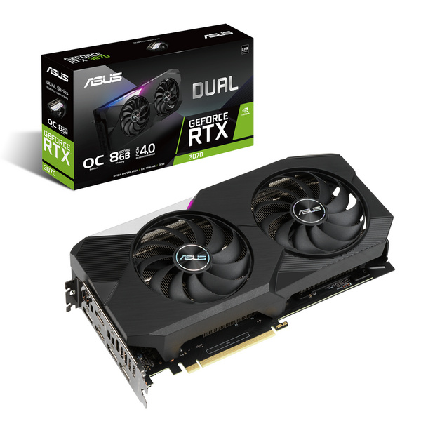 Kartelë grafike ASUS Dual -RTX3070-O8G-V2 NVIDIA GeForce RTX 3070 8 GB GDDR6