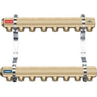 Kolektor uji Ferro 1", 11 dalje, niple 3/4", bronz