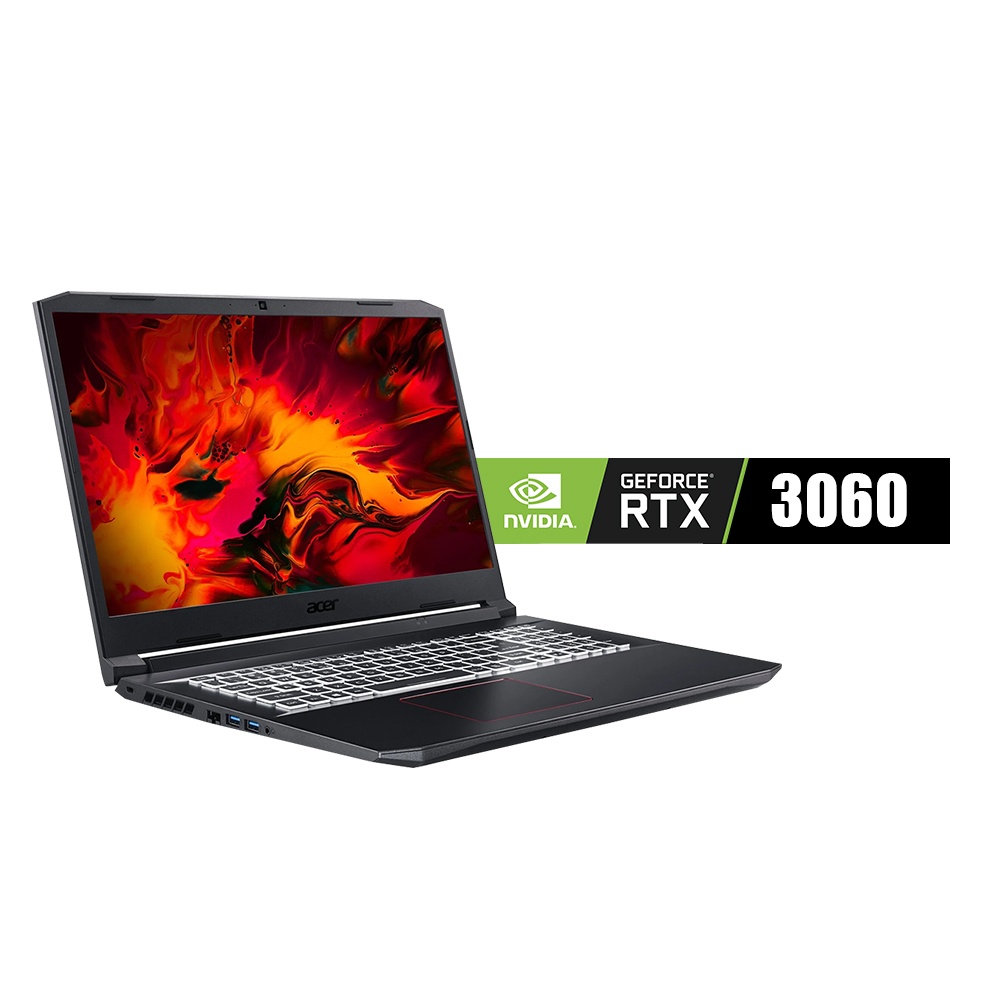 Laptop Acer Nitro 5 (AN517-52-545V), 17.3", Intel Core i5, 8GB RAM, 512GB SSD, NVIDIA GeForce RTX 3060, i zi