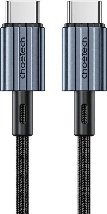 Kabllo USB Choetech XCC-1014, USB-C në USB-C, 1.2 m, 60W, e zezë