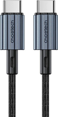 Kabllo USB Choetech XCC-1014, USB-C në USB-C, 1.2 m, 60W, e zezë