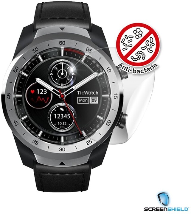 Folie mbrojtëse Screenshield Anti-Bacteria për TicWatch Pro 3 GPS
