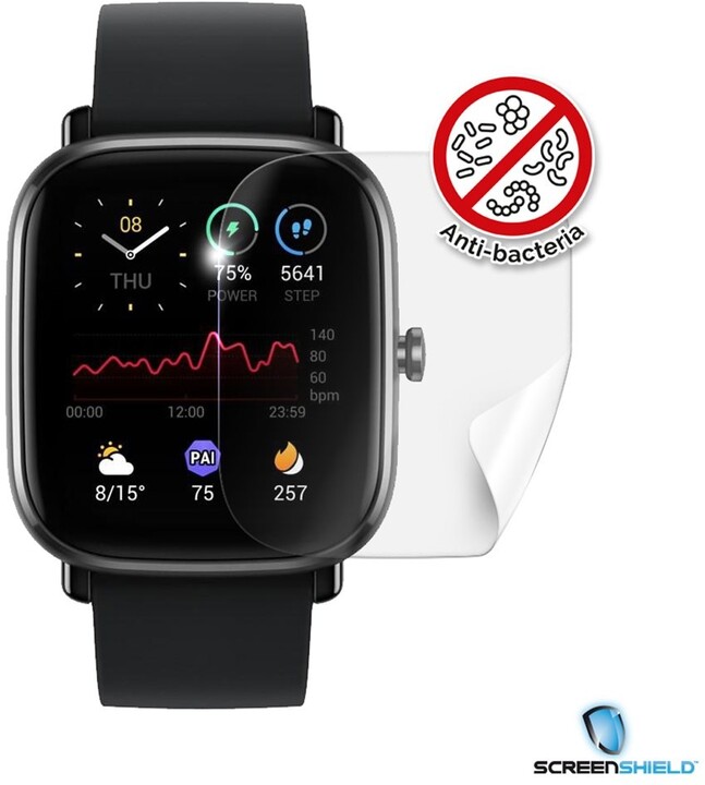 Folie mbrojtëse Screenshield Anti-Bacteria për Xiaomi Amazfit GTR 2 mini