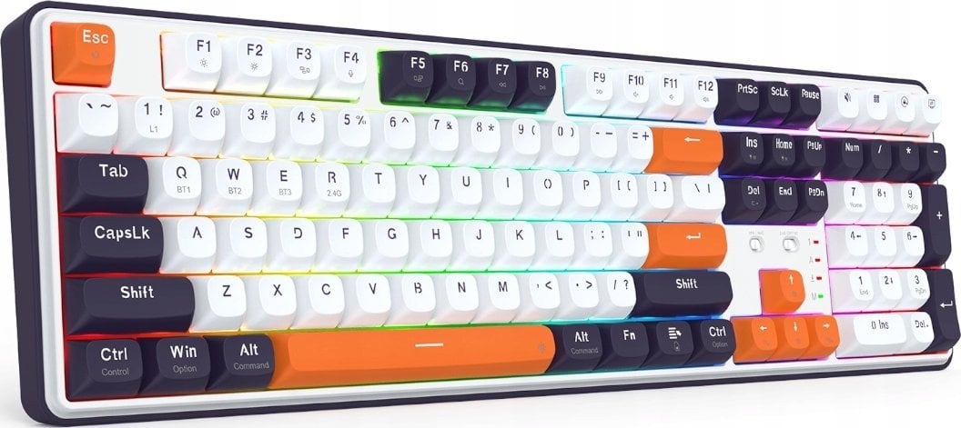 Tastierë gaming Redragon K689 PRO Wireless, mekanike, RGB, me hot swap, e zezë