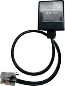 Кабел за телефон Poly RJ-9, 20cm, за фиксен телефон, црн