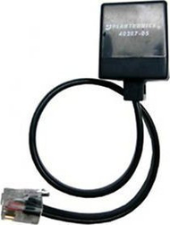 Кабел за телефон Poly RJ-9, 20cm, за фиксен телефон, црн