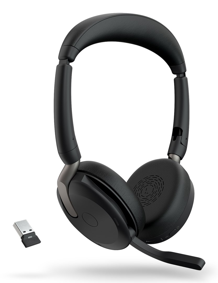 Kufje Jabra Evolve2 65 Flex UC, USB-A, wireless, të zeza