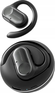 Kufje sportive Bluetooth Vention OpenBeat O11, open ear, me kuti karikimi, të zeza